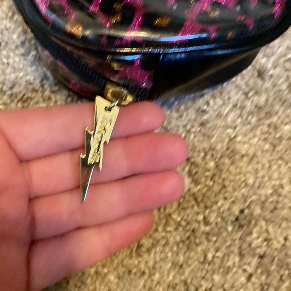 Betsy Johnson Betsyville Pink Cheetah Print Make Up Bag Cosmetic Case - Picture 3 of 8